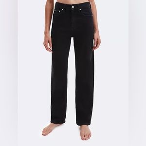 Calvin Klein High Waisted Straight Jean